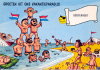 “Groeten uit ons vakantieparadijs”. “Oosterhout”. (Pays-Bas, vers 1980)., - (CAP0141)