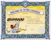Diplôme du super cinéphile: Gai-Luron. (1995)., - (CAP0151)