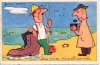 “Une prise sensationnelle”. Dessin de Hamel. (vers 1950)., - (CAP0170)