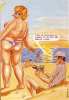 “C'est le coucher du soleil et je vois une belle Lune!”. (vers  1980)., - (CAP0278)