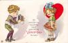 Enfants, St Valentin. (vers 1922)., - (CAP0529)