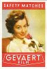 Etiquette de boîte d´allumettes Gevaert., (Belgique) (GAD0835q)