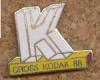 Cross Kodak, 1988, - (PIN0371)